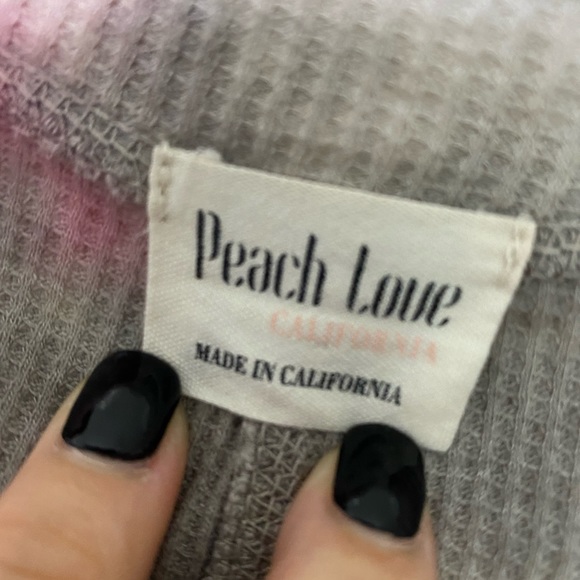 Tye dye long sleeves, cropped sweatshirt - Picture 4 of 5